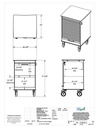 MRI Maui Lab Island Cart