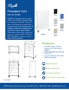 Procedure Cart with White Drawers