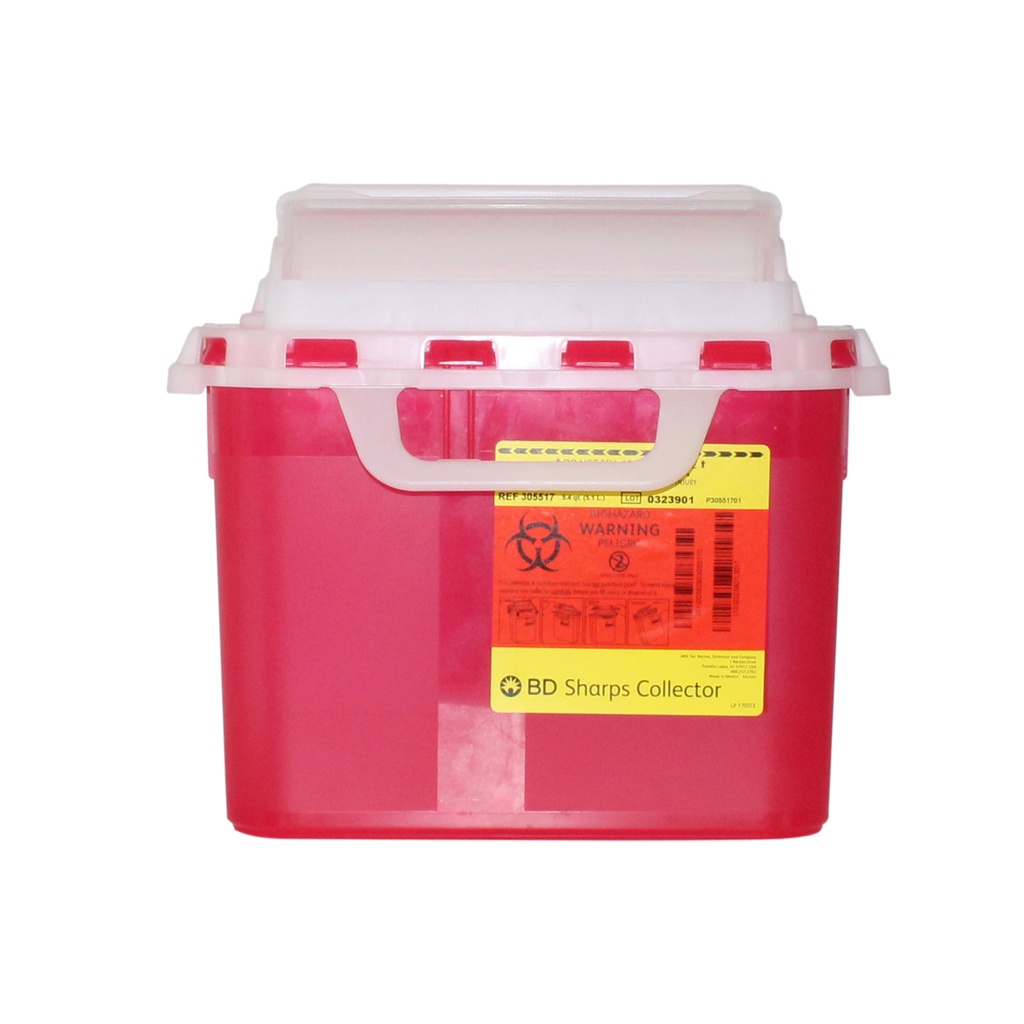 BD Sharps Container 5.4 Quart