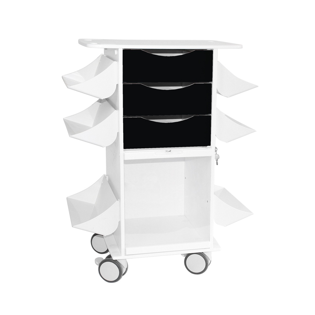 Core CL Cart with Black Drawers