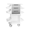 Core CL Cart with Silver Drawers