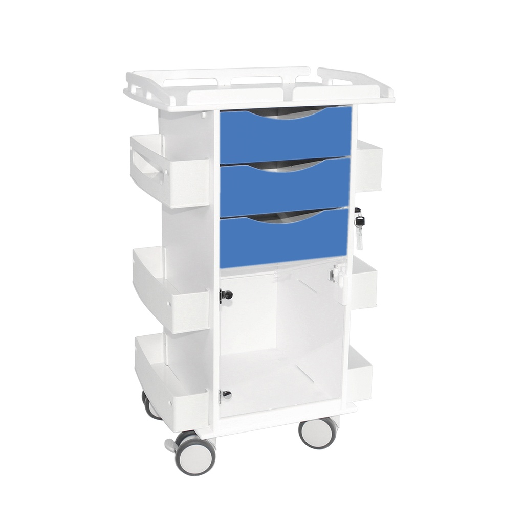 Core DX Blue Hinged Door & Railtop