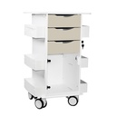 Core DX Cart Beige with Hinged Door