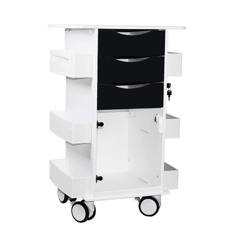 Core DX Cart Black with Hinged Door