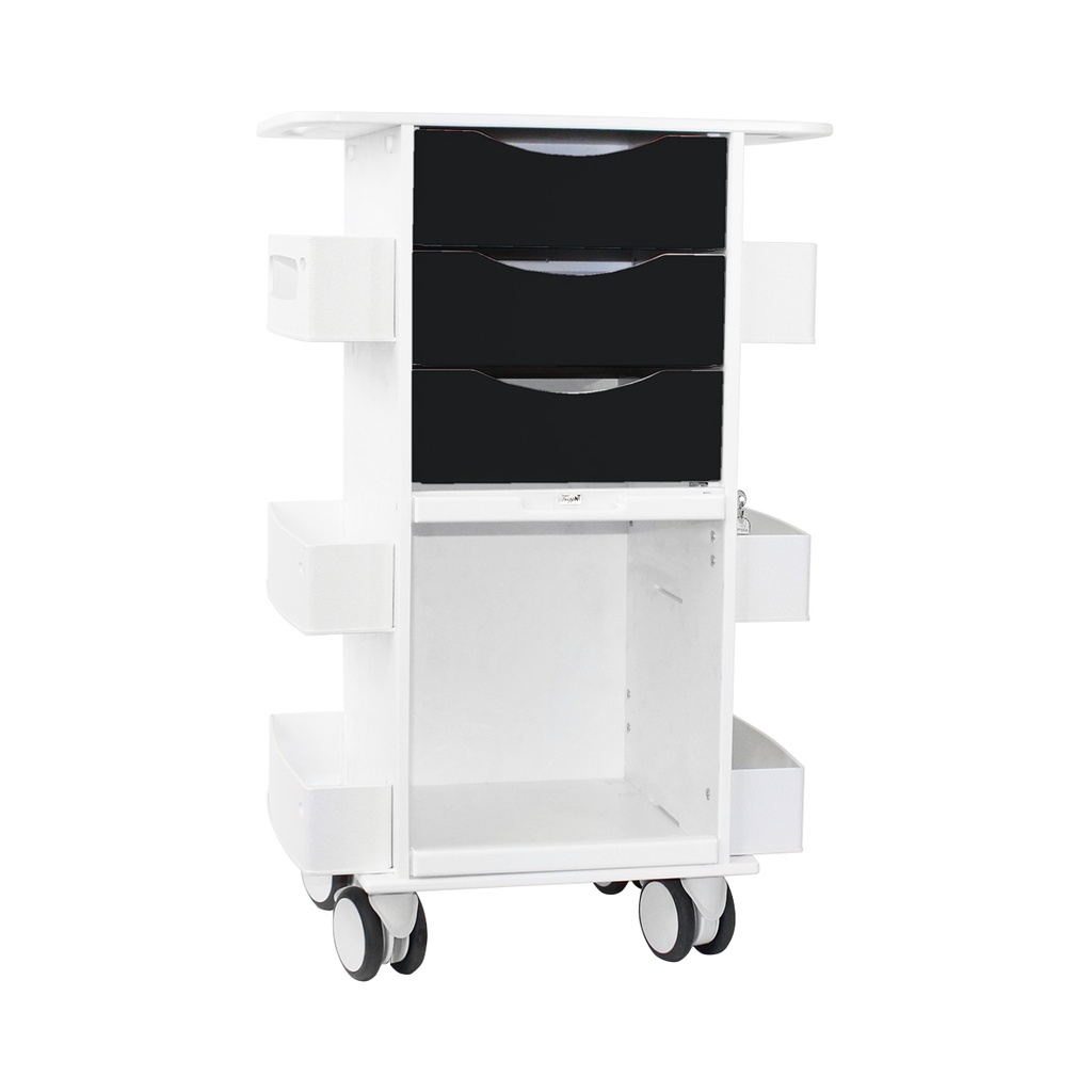 Core DX Cart Black with Sliding Door