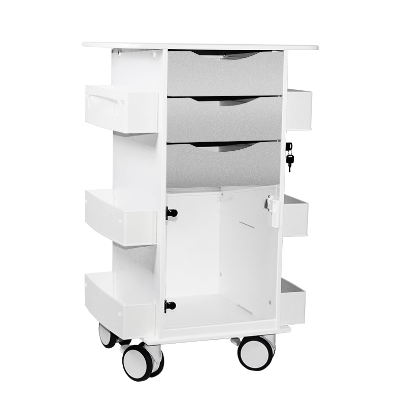 Core DX Cart Silver with Hinged Door