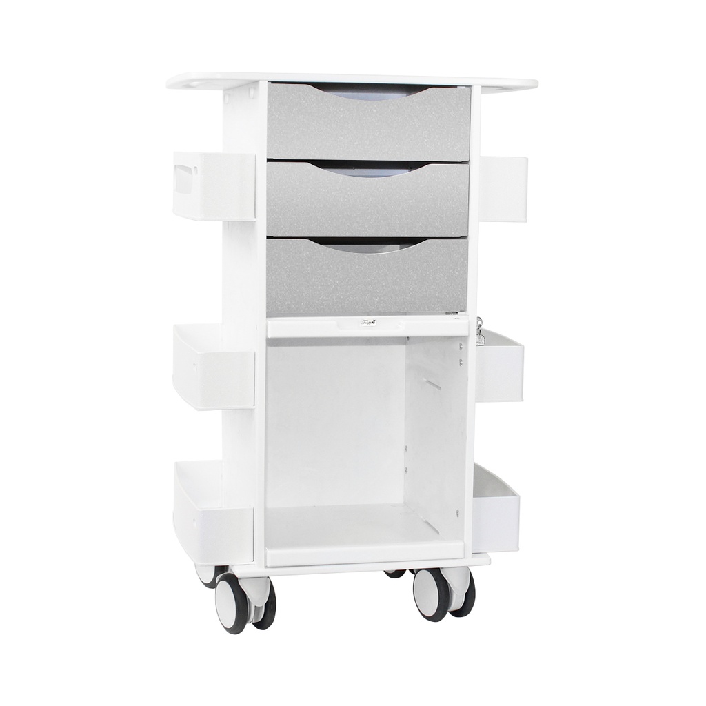 Core DX Cart Silver with Sliding Door