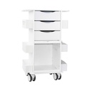 Core DX Cart White with Sliding Door