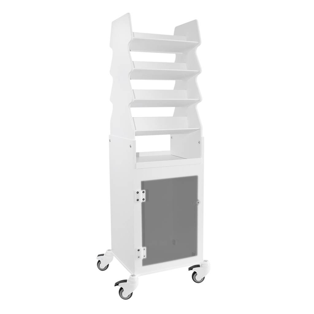 Tall Slanted Suture Cart with Smoke Door