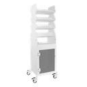 Tall Slanted Suture Cart with Smoke Door