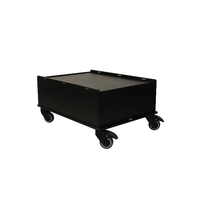 Equipment Cart Black 18 x 24, 12" Height