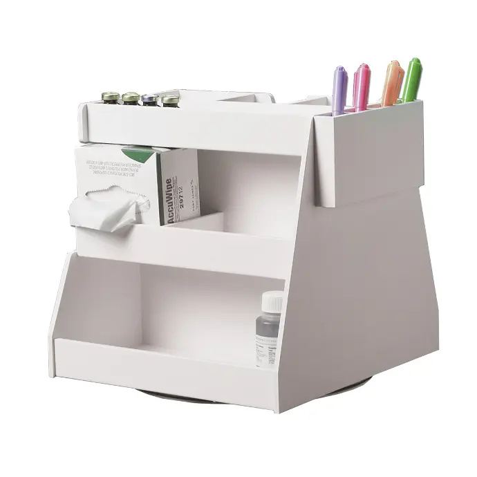 Rotating Multi-Compartment Workstation