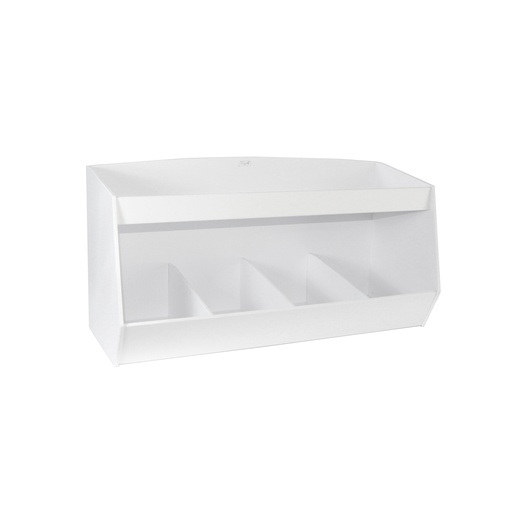 [50065] Lab Storage Shelf with 4 Bins