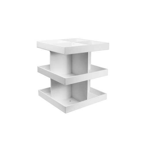 [50015] Rotating Triple Shelf Organizer