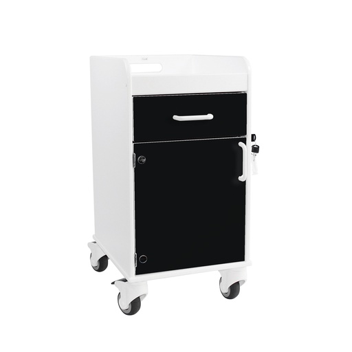 [53407] Bedside Cart with Black Drawer