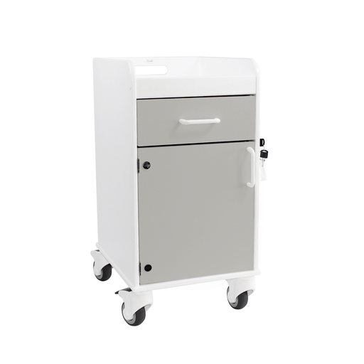 [53587] Bedside Cart with Dolphin Gray Drawer