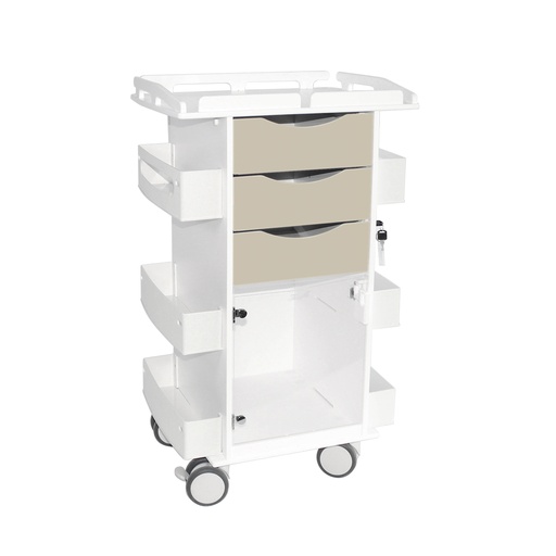 [53530] Core DX Beige Hinged Door & Railtop