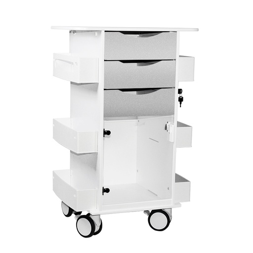 [53519] Core DX Cart Silver with Hinged Door