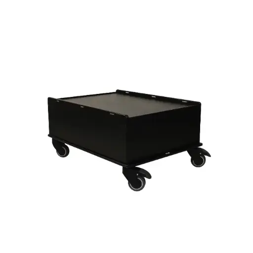 [53637] Equipment Cart Black 18 x 24, 12" Height