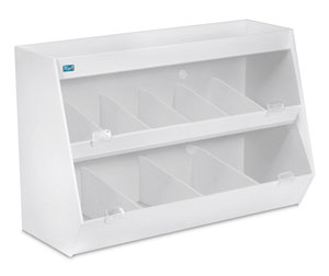 [50093] Lab Storage Shelf with 10 Bins